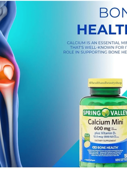 Spring Valley Calcium 600 mg with Vitamin D3 150 mini Softgels