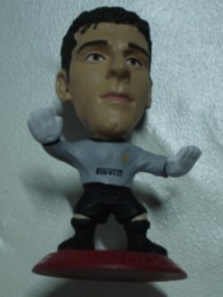 ตุ๊กตาโมเดลนักฟุตบอล ฟ.ตอลโด้ สโมสรอินเตอร์ มิลาน โครินเธียน ไมโครสตาร์ - Coca Cola Soccer Figurine Collection/2002 Red Base - CCWC12 ใหม่ / F.TOLDO INTER MILAN Football Club Corinthian MicroStars Football Figure - Coca Cola Soccer Figurine Collection/200