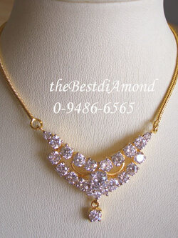 NL001+++สร้อยเพชร 2 ชั้น+++ งามเริ่ด หรูหรา รูปแบบสวยมาก ไม่เวอร์มากดูดีค่ะ ใส่ออกงานได้สบาย ดูแพรวพราว