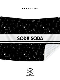 ผ้าห่ม ใส่ชื่อได้ Galaxy รหัส BKA00102 #SOdAblanket #SOdAhome