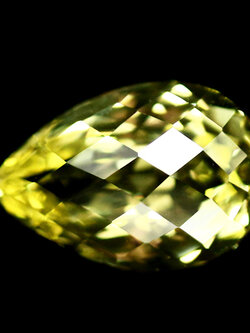 เลม่อนเยลโล่ควอร์ต 2.94 กะรัตเจียรตาข่าย