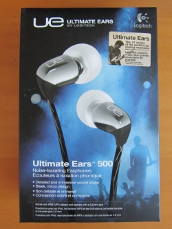 ขายหูฟัง Ultimate Ears 500 สีDark Silver สวยงาม สายแบน แฟชั่น มาครบกล่อง และ อุปกรณ์ครบครัน ในราคาเบาๆ