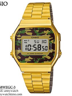 CASIO A168WEGC-3