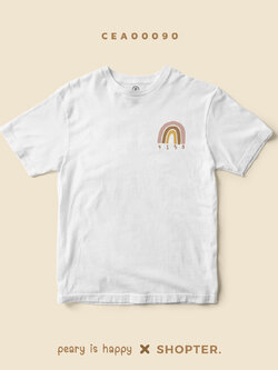 เสื้อยืด พิมพ์ลาย Magical Number Lucky at work 4159 สีขาว CEA00090 #เสื้อ #เสื้อยืด #minimalstylebyPEARY