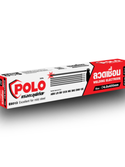 ลวดเชื่อมไฟฟ้า ขนาด 4.0x400 mm ตู้เชื่อม POLO โปโล E6013 Pn.P192-02030 ##