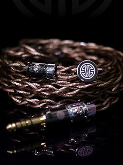 ขาย Hakugei Antiquity สายอัพเกรดหูฟัง 6N OCC ทองแดง+สายชุบเงิน แบบ Litz