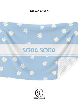 ผ้าห่ม ใส่ชื่อได้ Flower2 รหัส BKA00100 #SOdAblanket #SOdAhome