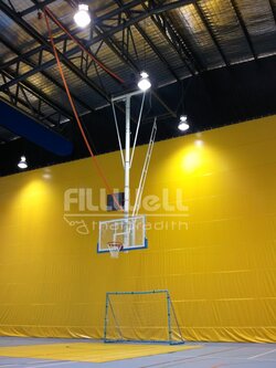 แป้นบาสเกตบอล ยกเก็บหลังคา CEILING UP FOLDING