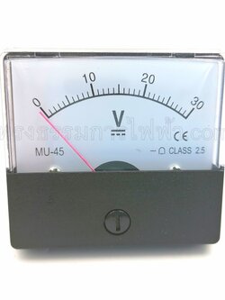 มิเตอร์วัดโวลต์ (30V-แบบเข็ม)