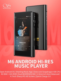 ขาย Shanling M6 Dap รองรับ Two-way Bluetooth , DSD 256 , 32bit/768kHz