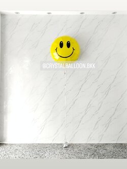 ลูกโป่ง เยี่ยมไข้ ฟอยล์กลมยิ้มเหลือง ขนาด 20" Anagram พร้อมตกแต่ง สามารถเปลี่ยนฟอยล์ตกแต่งได้