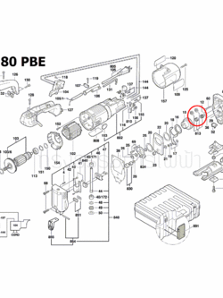 GST 80 PBE [#813] ชุดซ่อม เลื่อยจิกซอว์ BOSCH บอส P/N.2607001130 (แท้)##