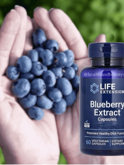 Life Extension, Blueberry Extract Capsules 60 Vegetarian Capsules