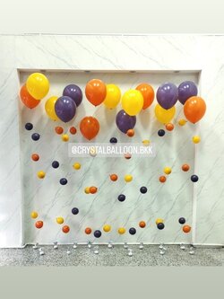 ลูกโป่ง เปิดร้าน ลูกโป่งฟองอากาศ 15 เส้น คละสี พร้อมตกแต่ง สามารถเปลี่ยนสีลูกโป่งได้