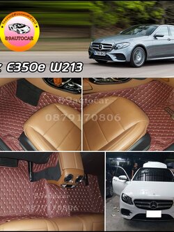 โรงงานพรมรถยนต์ Benz E350e W213 เข้ารูป เต็มคัน