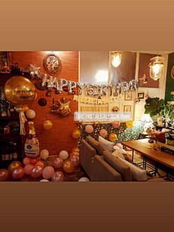 ลูกโป่ง วันเกิด Bubble ขนาด 24" พร้อม ฟอยล์ตัวอักษร Happy Birthday,ป้ายธง Happy Birthday,ลูกโป่งโปรยพื้น,ฟอยล์ตกแต่ง พร้อมตกเเต่ง สามารถเปลี่ยนสีลูกโป่ง/เปลี่ยนข้อความ/เปลี่ยนฟอยล์ตกแต่ง/เปลี่ยนขนาดได้