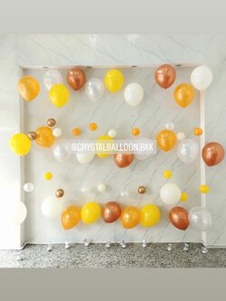 ลูกโป่ง ฟองอากาศ ประดับภายในงาน 10 เส้น พร้อมตกแต่ง สามารถเปลี่ยนสีลูกโป่งได้