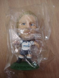 ตุ๊กตาโมเดลนักฟุตบอล ท.เชอร์วู้ด สโมสรท็อตแน่ม ฮ็อทสเปอร์ โครินเธียน ไมโครสตาร์ - Series 1/2001 Green Base - MC014 ใหม่ / T.SHERWOOD TOTTENHAM HOTSPUR Football Club Corinthian MicroStars Football Figure - Series 1/2001 Green Base - MC014 NEW