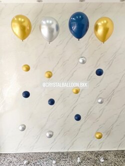 ลูกโป่ง วันเกิด ลูกโป่งฟองอากาศ 4 เส้น พร้อมตกเเต่ง สามารถเปลี่ยนสีลูกโป่งได้