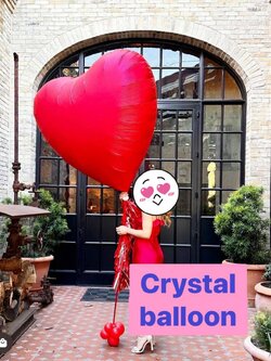 ลูกโป่ง ฟอยล์หัวใจ ขนาด 63" มอบแด่คนพิเศษ พร้อมตกแต่ง สามารถเปลี่ยนสี-ฟอยล์ตกแต่ง/เปลี่ยนข้อความได้