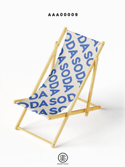 เก้าอี้ชายหาด SOdA Collection สีฟ้า AAA00009 #เก้าอี้ชายหาด #SunLounge #SOdAhome #SOdAPrintinG