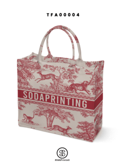 กระเป๋า Book Tote Bags ลาย FOREST รหัส TFA00004 #ใส่ชื่อได้ #SOdAbag #SOdAPrintinG #ForestCollection