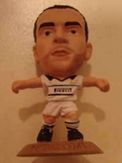 ตุ๊กตาโมเดลนักฟุตบอล จ.แบร์โกมี่ สโมสรอินเตอร์ มิลาน โครินเธียน ไมโครสตาร์ - Legend Sweden Series 2005 Gold Base - MC4115 ใหม่ / G.BERGOMI INTER MILAN Football Club Corinthian MicroStars Football Figure - Legend Sweden Series 2005 Gold Base - MC4115 NEW