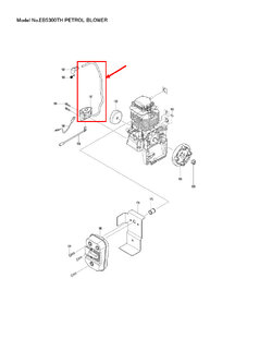 IGNITION COIL เครื่องเป่าลม 4 จังหวะ Makita รุ่น EB5300TH P/N.161411-5 (แท้)##