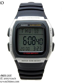 CASIO W-96H-1AV