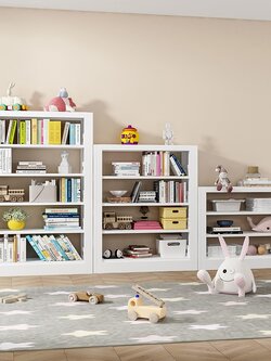 ชั้นวางหนังสือเหล็ก 4 ชั้น : ขนาด ส120cm x ก100cm x ล30 ซม.