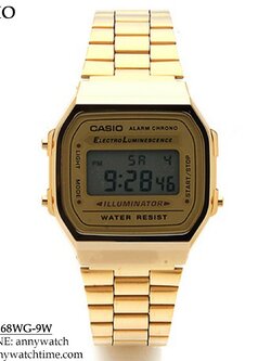 CASIO A168WG-9W