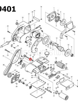แหวนรอง 8 เครื่องขัดสายพาน Makita BPJ140, DPJ140, BPB180, BPJ180, DPJ180, DPB180 Pn.941202-8 (แท้) ##
