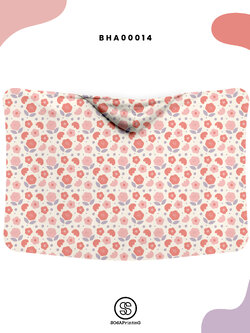 ผ้าห่มฮู้ด Blanket Hoodies Minimal Flower รหัส BHA00014 #SOdAblanketHoodies #SOdAhome