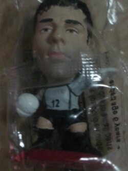 ตุ๊กตาโมเดลนักฟุตบอล ฟ.ตอลโด้ ทีมชาติอิตาลี โครินเธียน ไมโครสตาร์ - Series 4/2001 Red Base - MC508 ใหม่ / F.TOLDO ITALY National Football Team Corinthian MicroStars Football Figure - Series 4/2001 Red Base - MC508 NEW