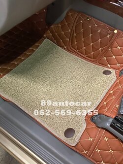 ขายพรมปูพื้นรถยนต์เข้ารูป isuzu grand adventure ปูพรม7D สีน้ำตาลเข้ม + ไวนิลสีน้ำตาล