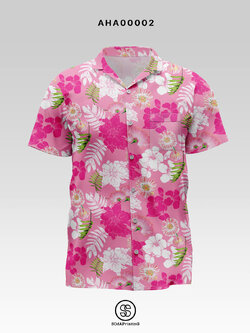 เสื้อฮาวาย Hawaii Shirt Summer Collection AHA00002 #เสื้อฮาวาย #SOdAPrintinG
