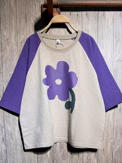 เสื้อยืดสกรีนลายดอกไม้ 9am