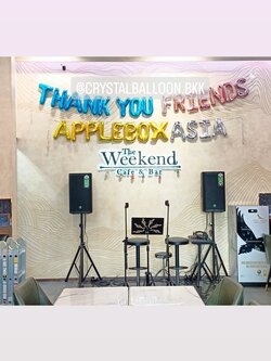 ลูกโป่ง ฟอยล์ตัวอักษร ขนาด 16" 27 ตัวอักษร พร้อมตกแต่ง สามารถเปลี่ยนสี-ฟอยล์ตัวอักษรได้