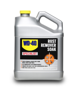 น้ำยากำจัดสนิม WD-40 ขนาด 3.785ลิตร ใช้กำจัดสนิมออกจากผิวโลหะโดยการแช่ม, จุ่ม, กลิ่นไม่ฉุน Pn.W051-0290 (แท้) ##