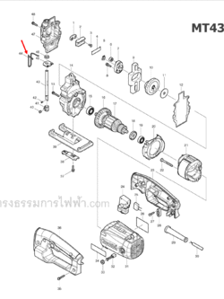 Safety Wire จิ๊กซอว์ มาคเทค-Maktec MT430 [#44] Pn.325602-4 (แท้) ##