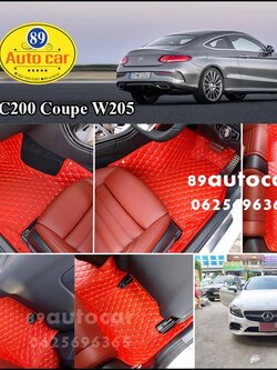 พรมรถยนต์ Benz C200 C250 Wdd 205 Coupe เข้ารูป เต็มคัน