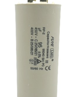 คาปาซิเตอร์ 95uf 450v.(กลม-ขาเสียบ)