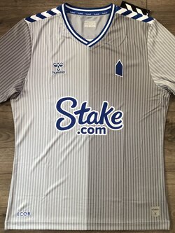 เสื้อฟุตบอล ทีมสโมสรเอฟเวอร์ตัน ชุดเยือน 2023/24 ใหม่ M-Size / EVERTON Football Shirt Away Kit 2023/24 Jersey NEW M-Size