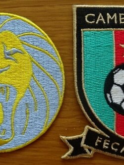 อาร์มสัญลักษณ์ ฟุตบอล ทีมชาติแคเมอรูน - ตราสัญลักษณ์ FECA FOOT ใหม่ / CAMEROON National Football Team Patch/Badge - FECA FOOT Logo NEW