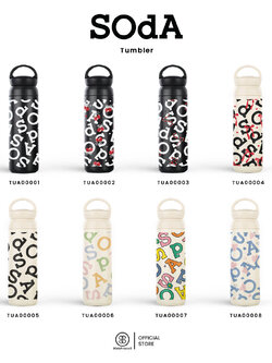 แก้วเก็บอุณหภูมิ SOdA Collection รหัส TUA00001-TUA00008 #SOdAPrintinG