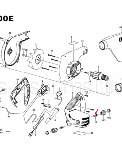 แปรงถ่าน Bosch บอช GBL800E, GBL82- 270 [#10] Pn.1604321129 (แท้)##