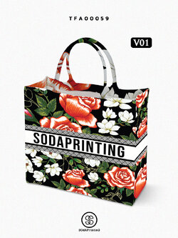กระเป๋า Book Tote Bag Rosé Collection รหัส TFA00059 #ใส่ชื่อได้ #SOdAbag #SOdAPrintinG