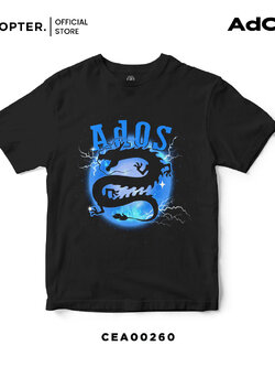 เสื้อยืด พิมพ์ลาย AdOS Dragon Blue Fire T-SHIRT Soft Premium รหัส CEA00260 #AdOS