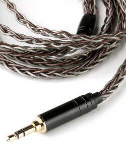 ขาย BGVP Silver foil สายหูฟัง OCC + silver foil สายถัก 8 แกน ระดับ 6N