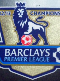 อาร์มสัญลักษณ์ฟุตบอล การแข่งขันฟุตบอลพรีเมียร์ ลีก - PREMIER LEAGUE CHAMPIONS 2012/13 PLAYER SIZE ใหม่ / PREMIER LEAGUE National Football League PLAYER SIZE Football Patch/Badge - PREMIER LEAGUE CHAMPIONS 2012/13 NEW